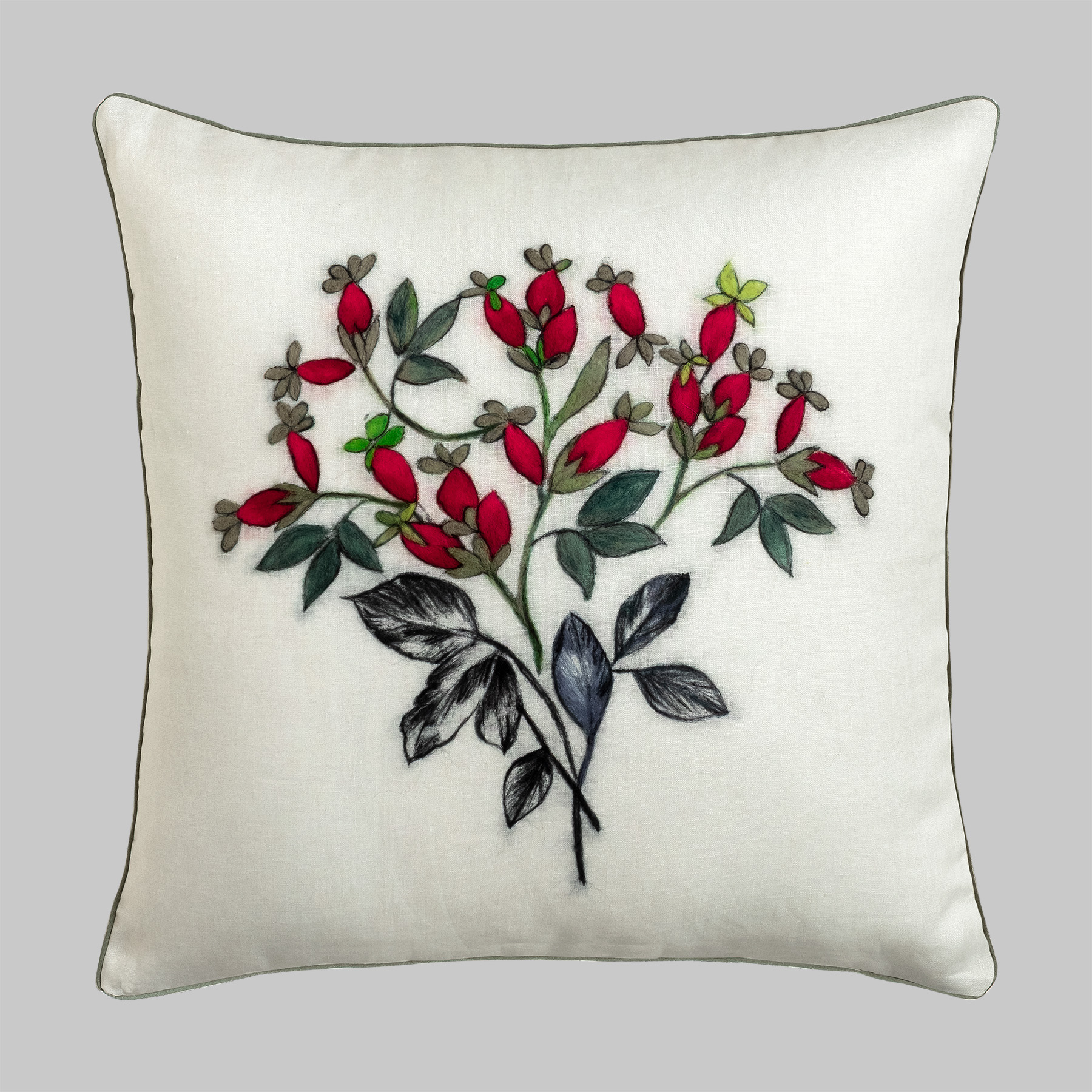 Amore Kırlent Natural White