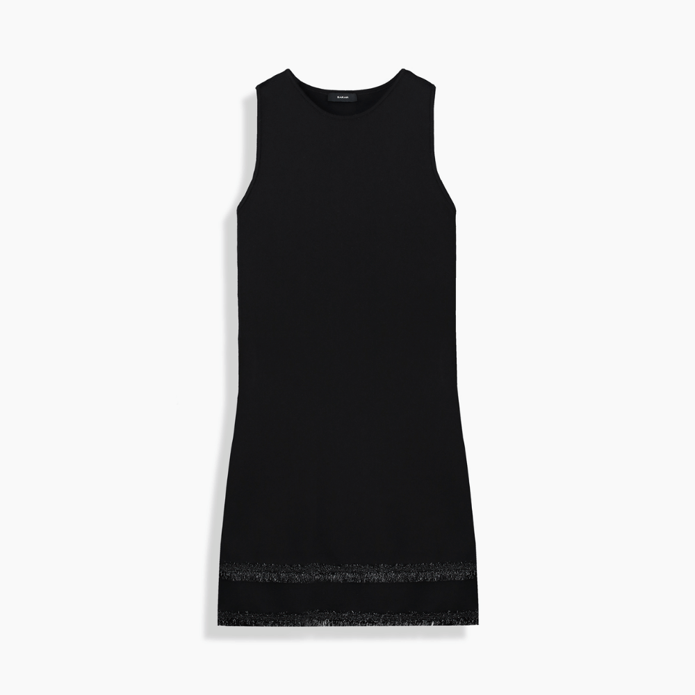 Aloha Triko Siyah Elbise