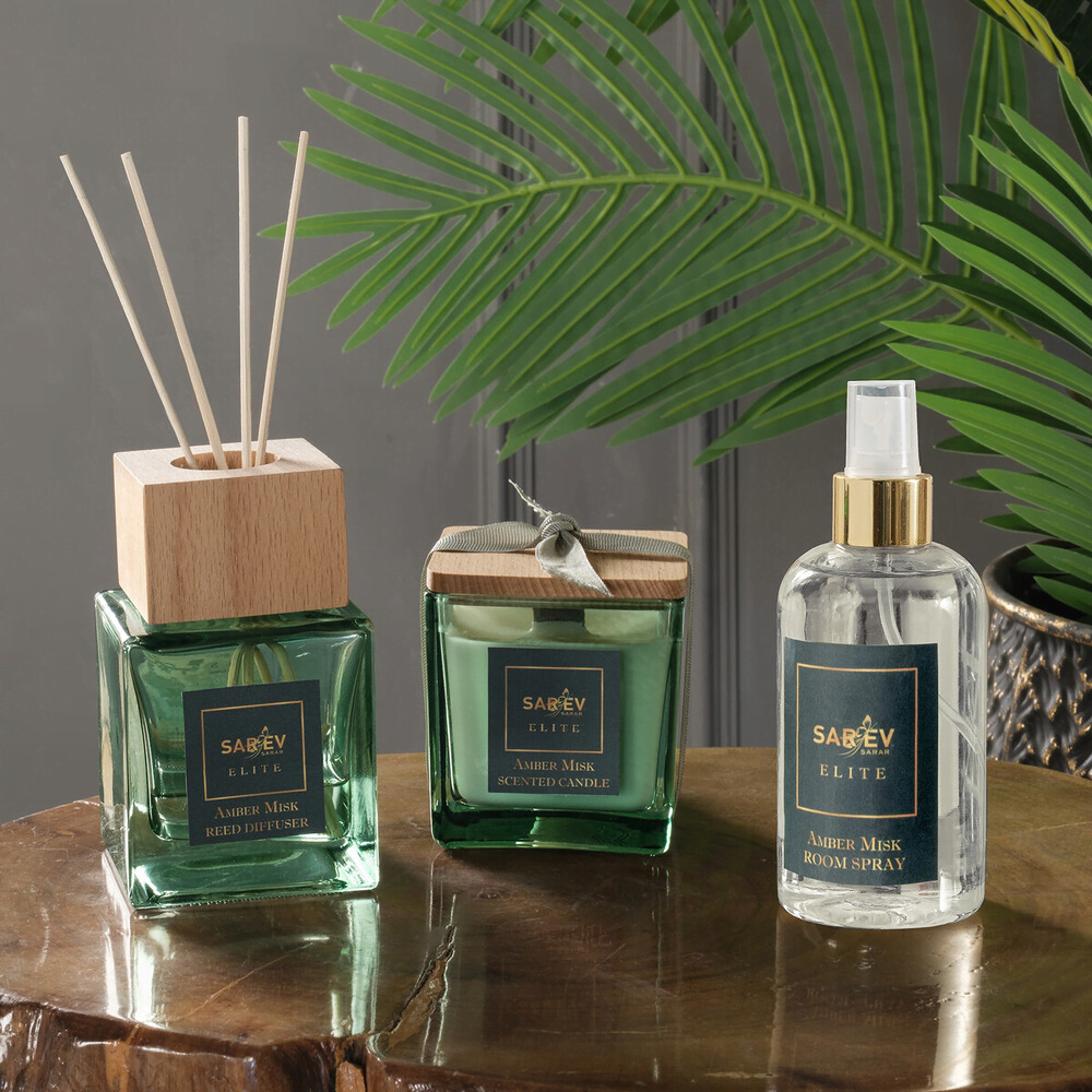 Elite Amber Misk Reed Diffuser Çubuklu Oda Kokusu