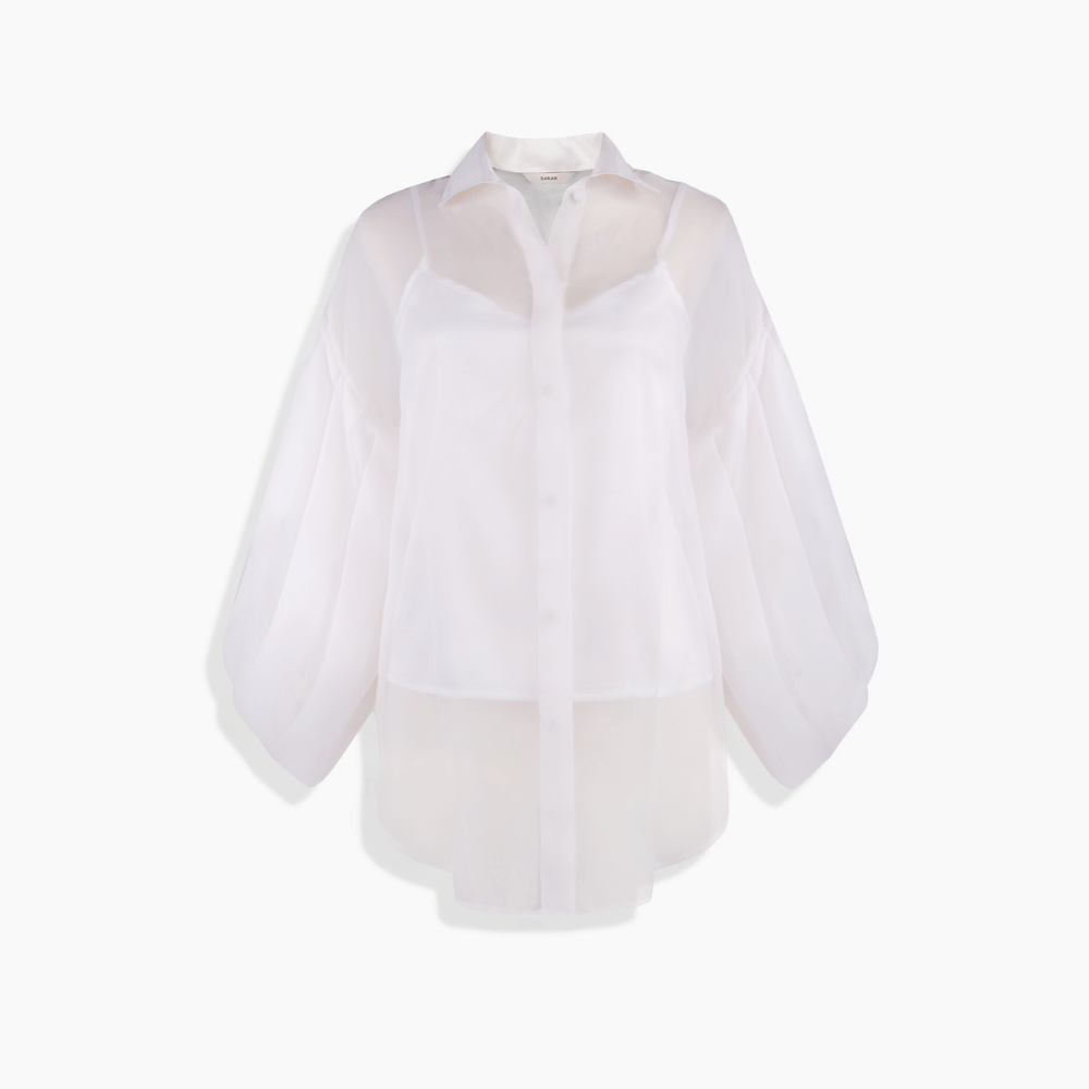 Fayette Uzun Kol Beyaz Gömlek