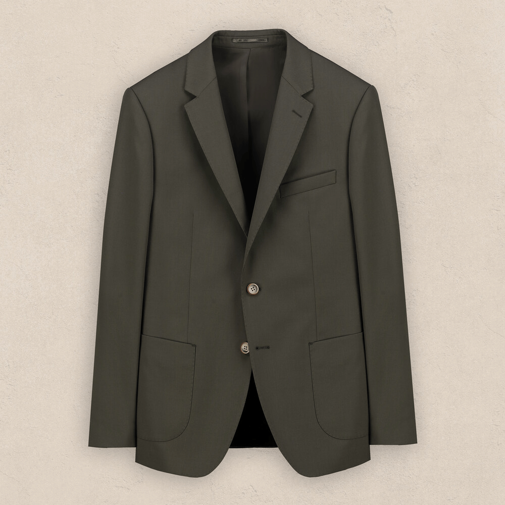 Hardwin Theo Slim Fit Koyu Yeşil Takım Elbise