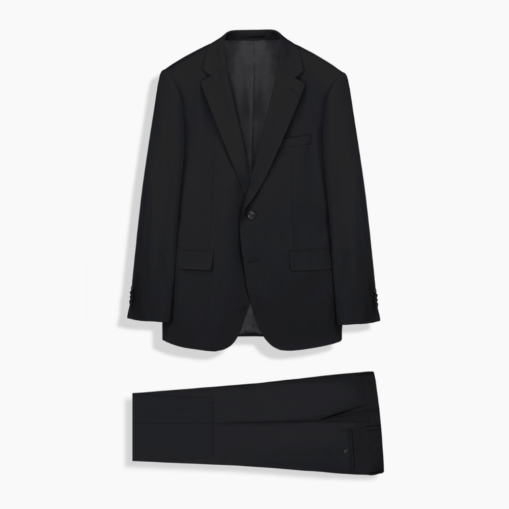 Jam Saxon Siyah Regular Fit Takım Elbise