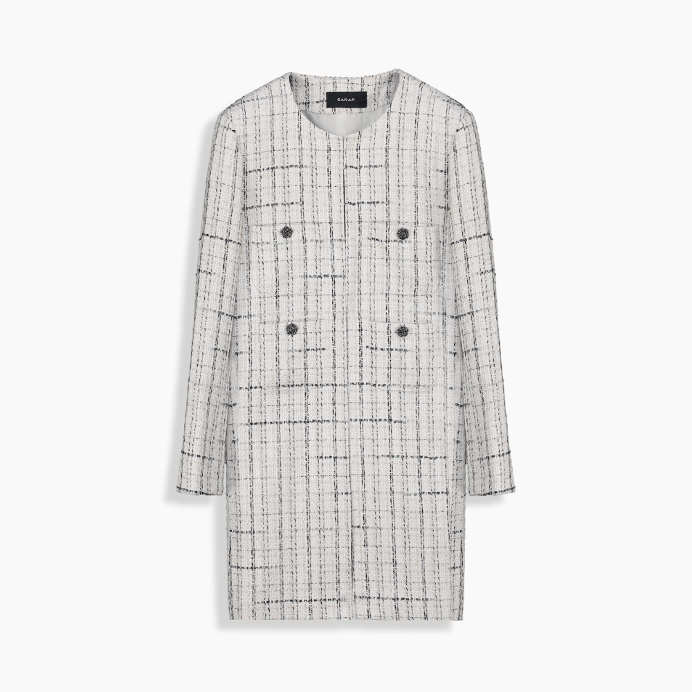 Janes Ekose Beyaz Ceket