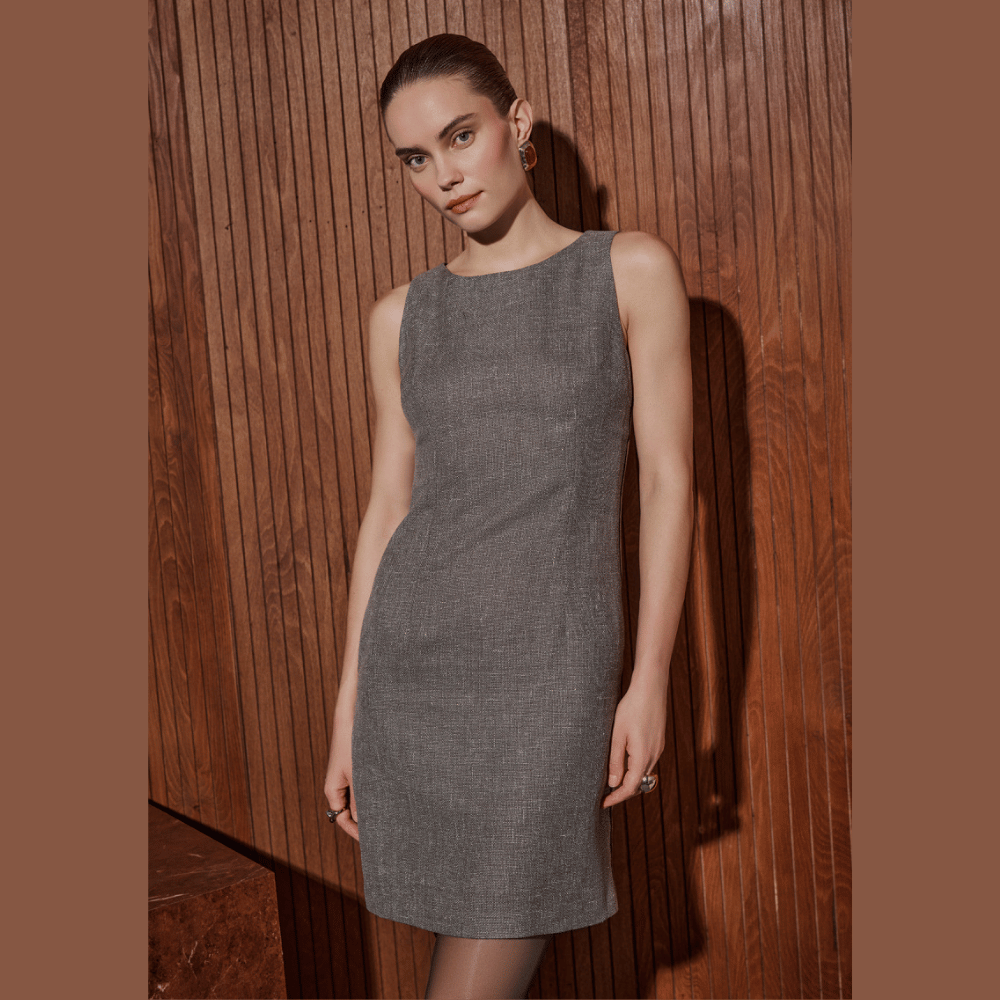 Kishasa Kahverengi Elbise