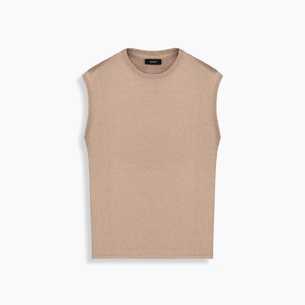 Lina Simli Açık Pembe Triko Bluz