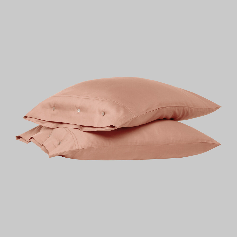 Monochrome Saten Yastık Kılıfı Rose