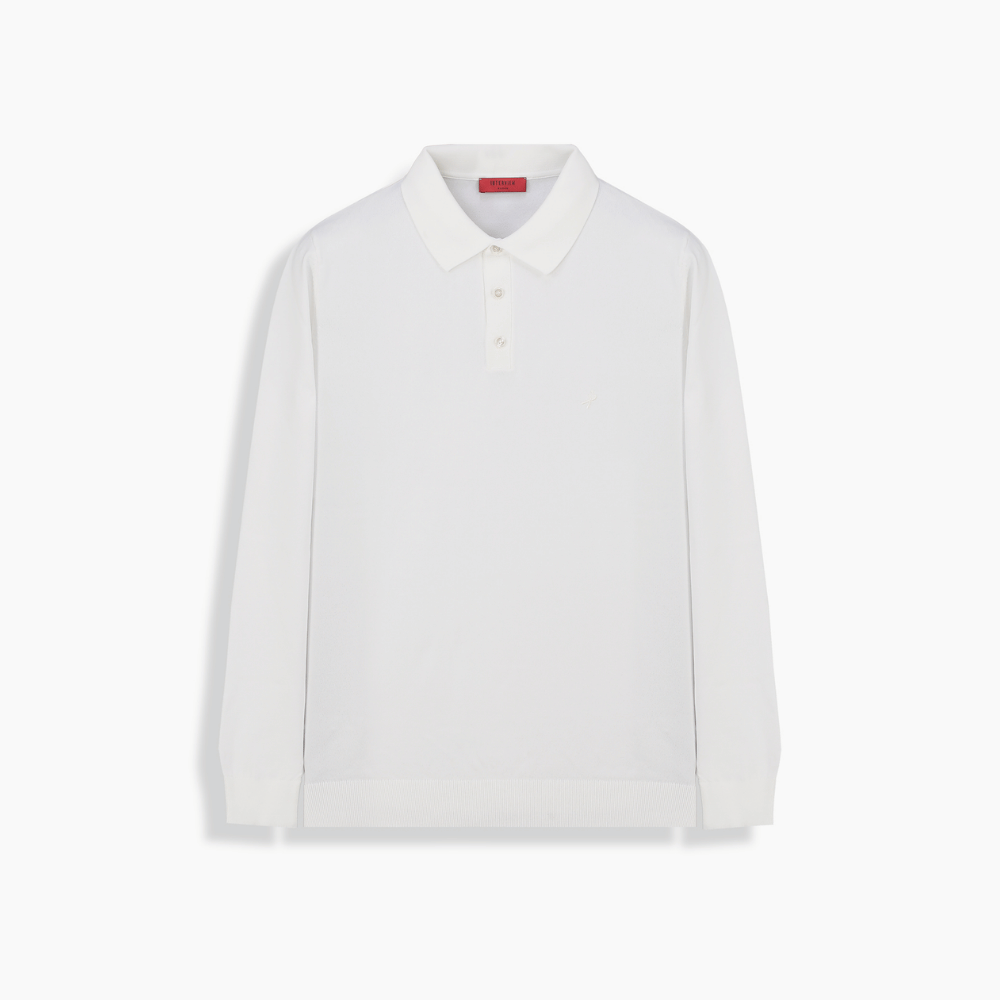 Polo Yaka Ekru Triko