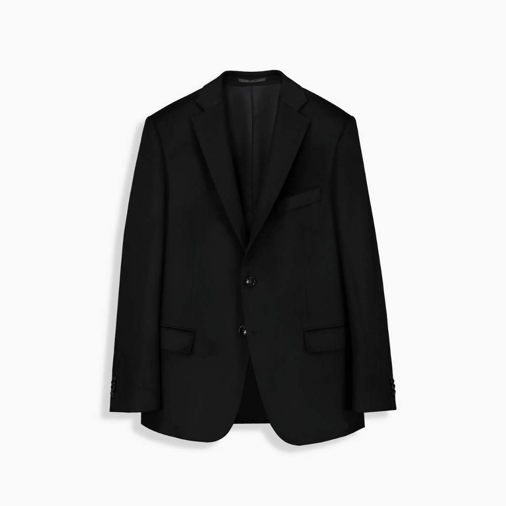 Rexford Regular Fit Siyah Yün Ceket