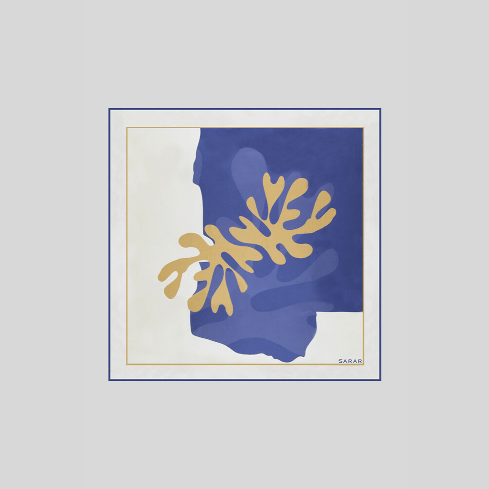 Artisse Mavi İpek Eşarp