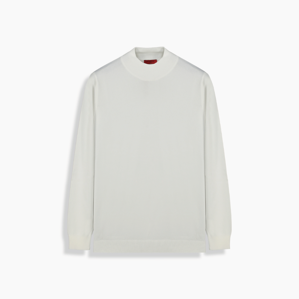 Yarım Balıkçı Ekru Triko