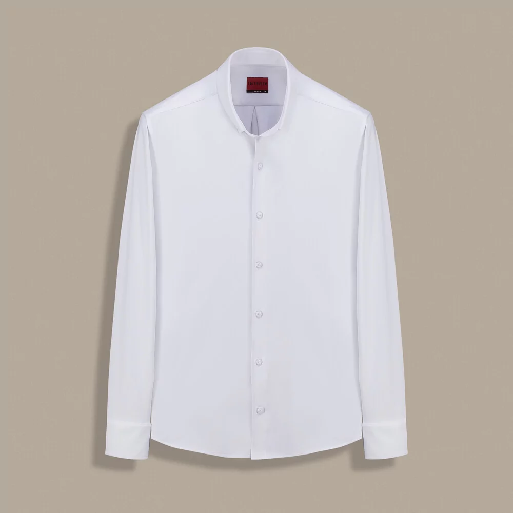 Carina Klasik Uzun Kol Beyaz Gömlek