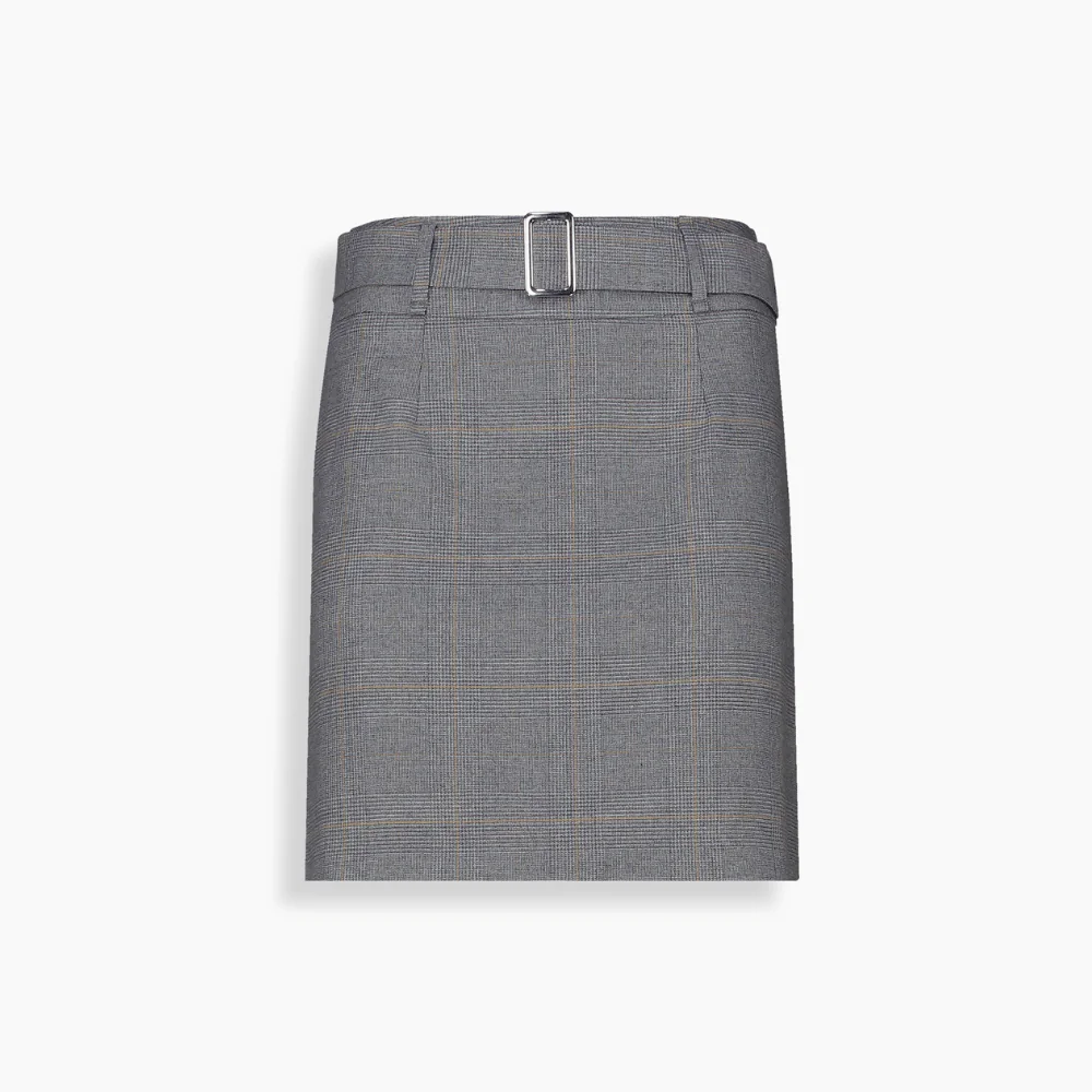 Dolly Ekose Açık Gri Etek