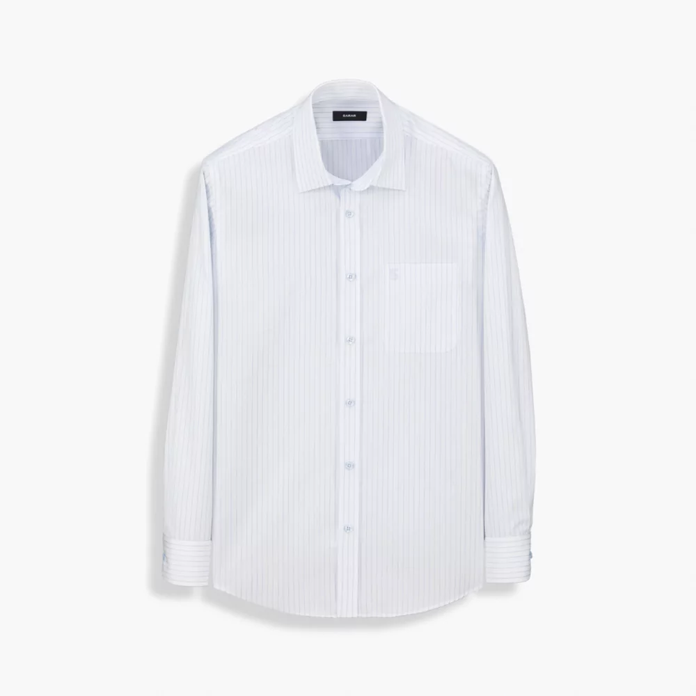 Elvio Co Mavi Uzun Kol Gömlek