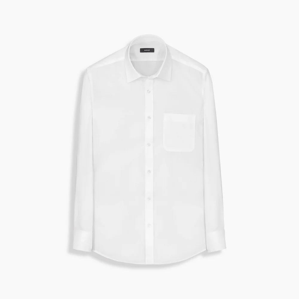 Elvio Co Pamuklu Beyaz Gömlek