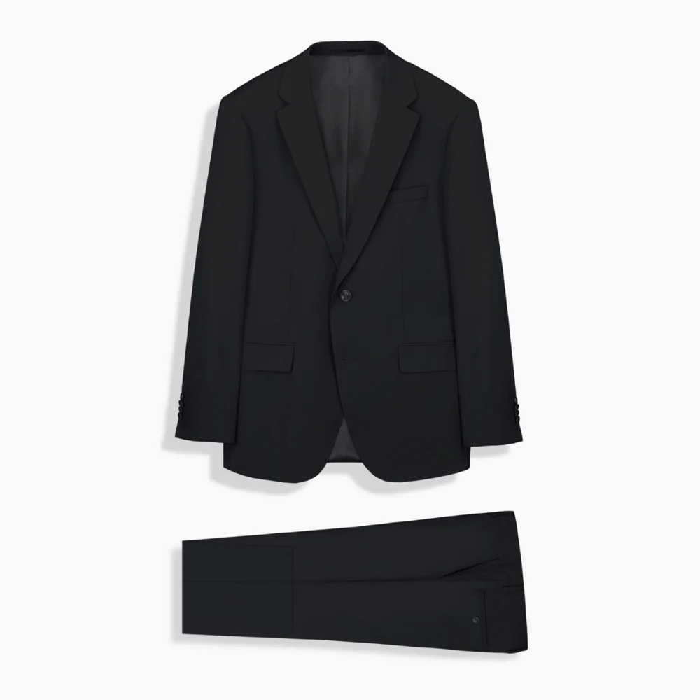 Jam Saxon Siyah Regular Fit Takım Elbise