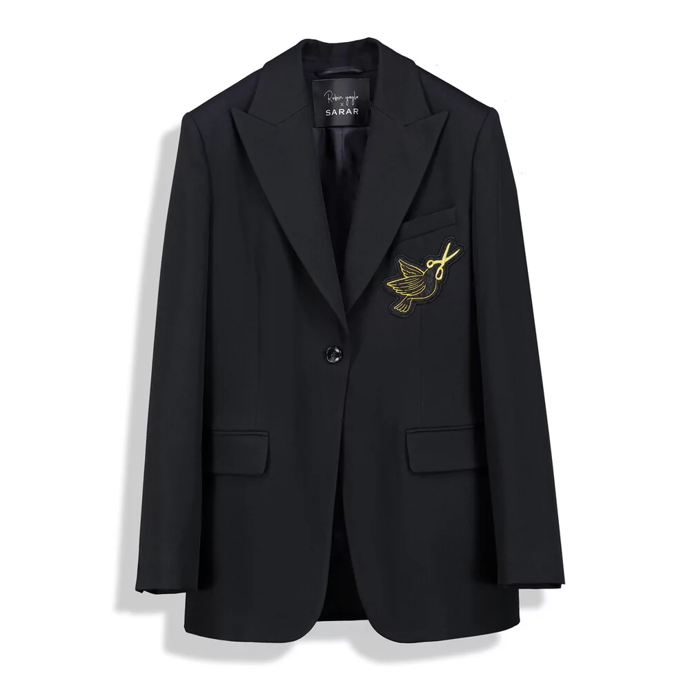 Kadın Tasarım Siyah Ceket