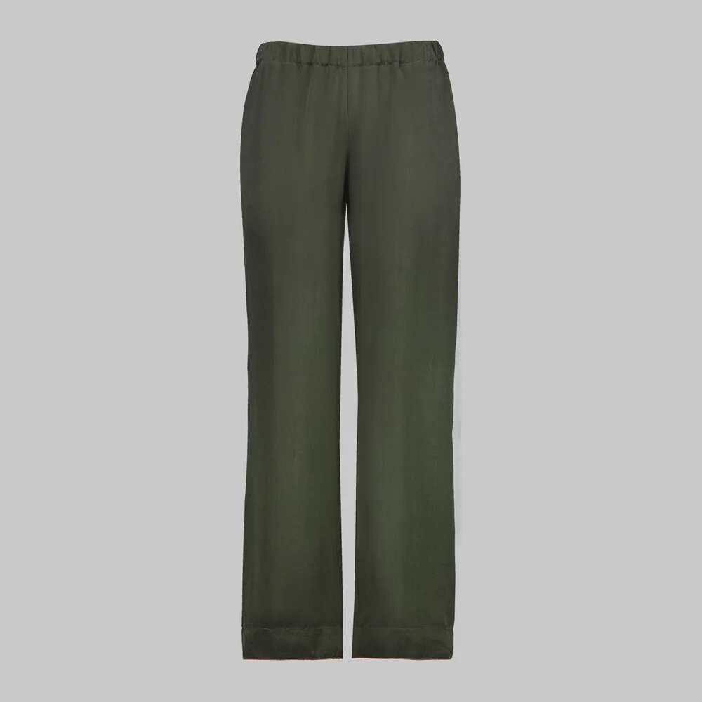 Kimera Cupro Pijama Altı Yeşil