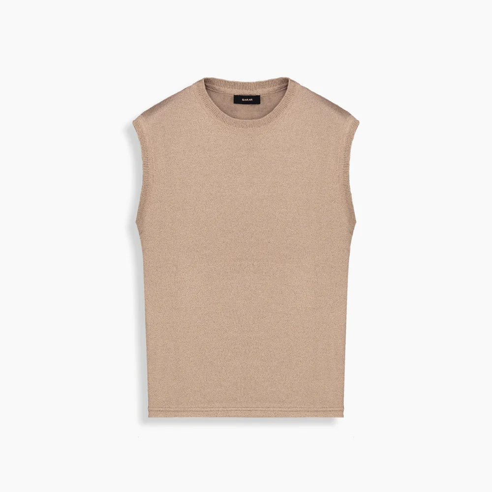 Lina Simli Açık Pembe Triko Bluz