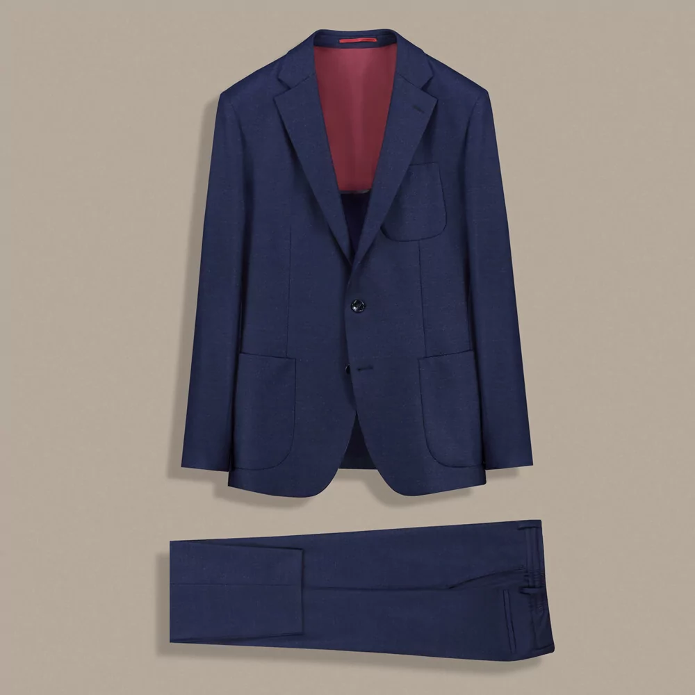 Matteo Ely Ekstra Slim Lacivert Takım Elbise