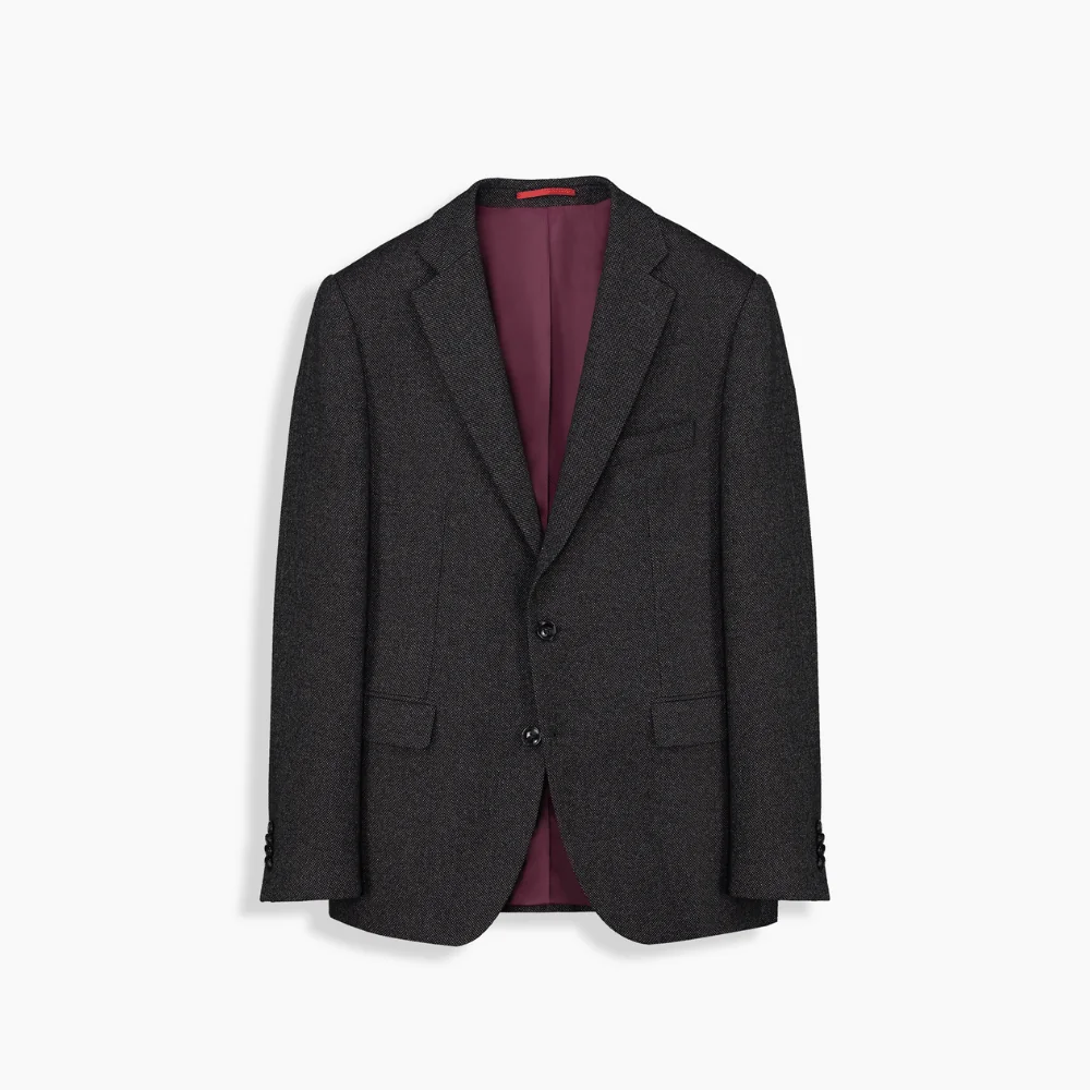 Matteo Slim Koyu Gri Ceket