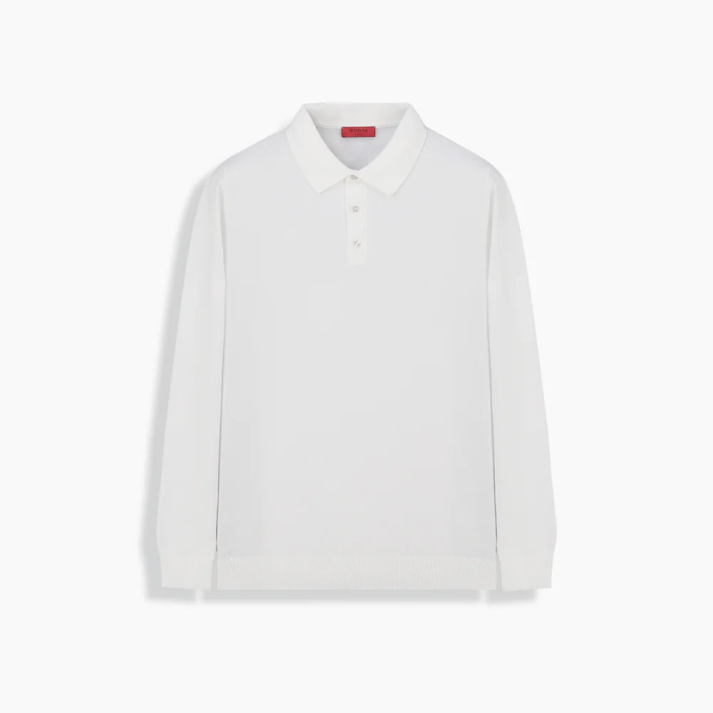 Polo Yaka Ekru Triko