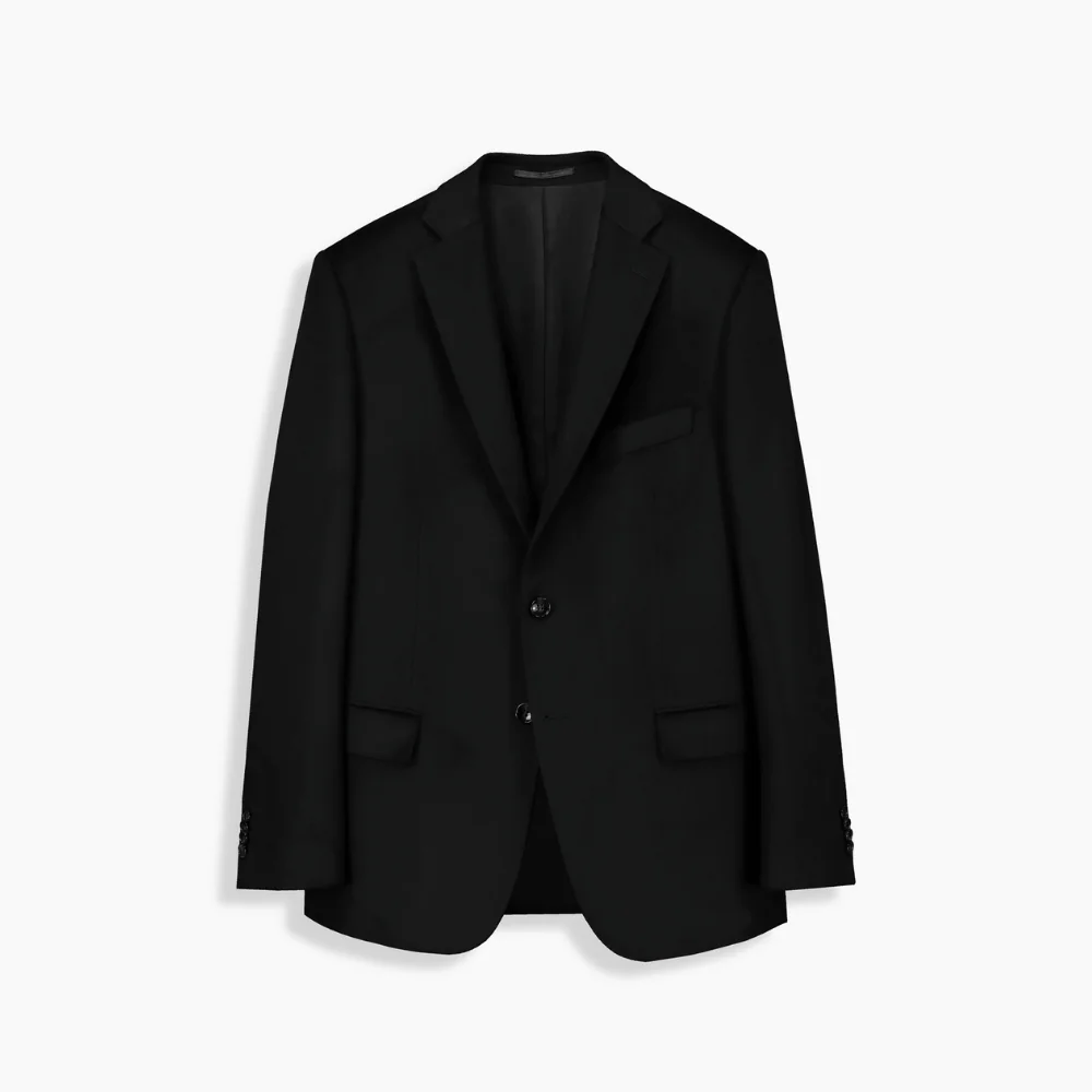 Rexford Regular Fit Siyah Yün Ceket