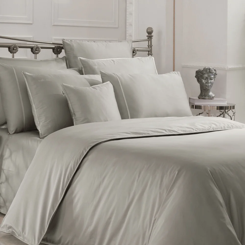 Sartoria Pamuk Saten Nevresim Takımı King Size Bej