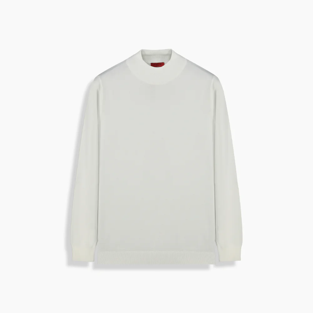 Yarım Balıkçı Ekru Triko